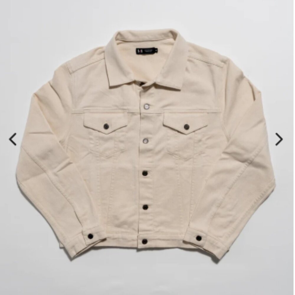 (L) Marc Nelson Denim – The Jack Trucker Jacket (Natural)